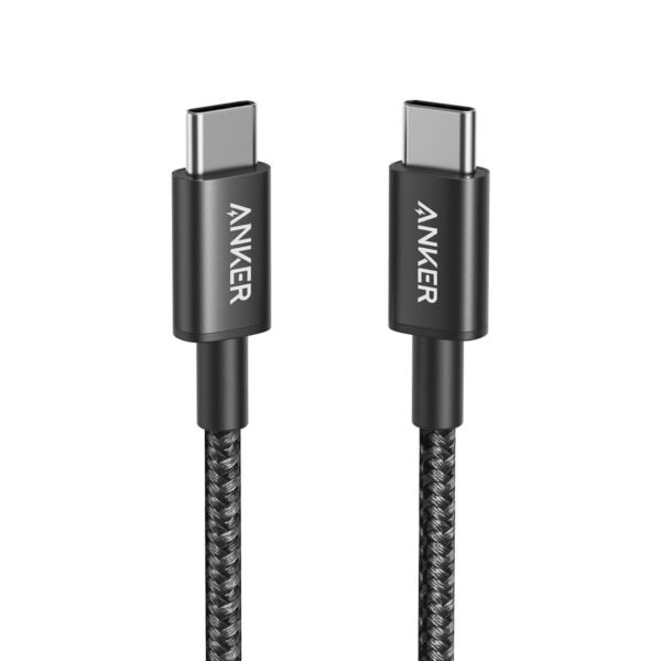 Anker Nylon Cable 322 USB-C to USB-C - 3.3ft - 60W - Black